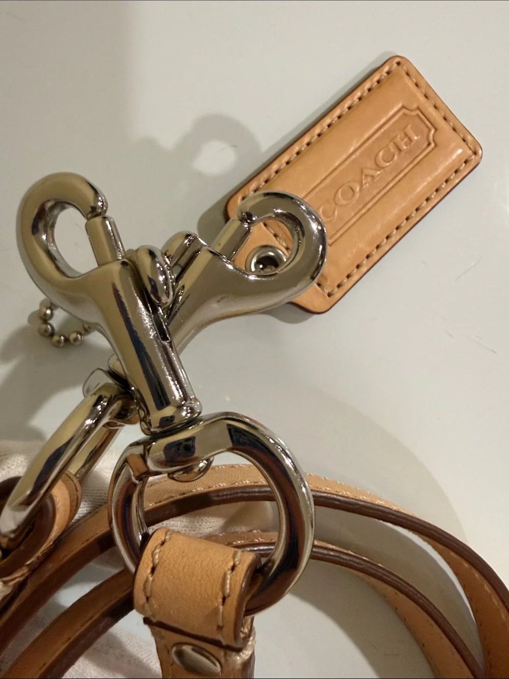 Coach tan leather